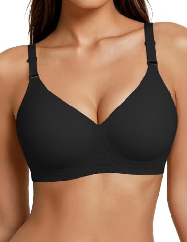 Showyoo No Underwire Jelly Push Up Black Bra Deal