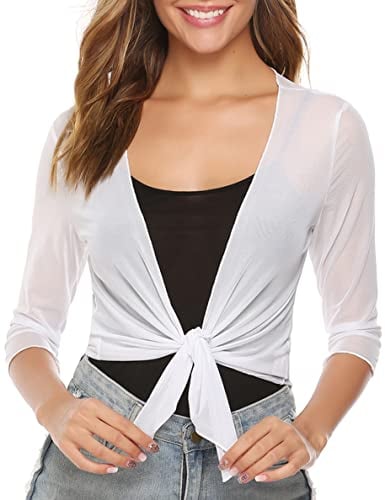 Tie Front Shrugs for Women Deal