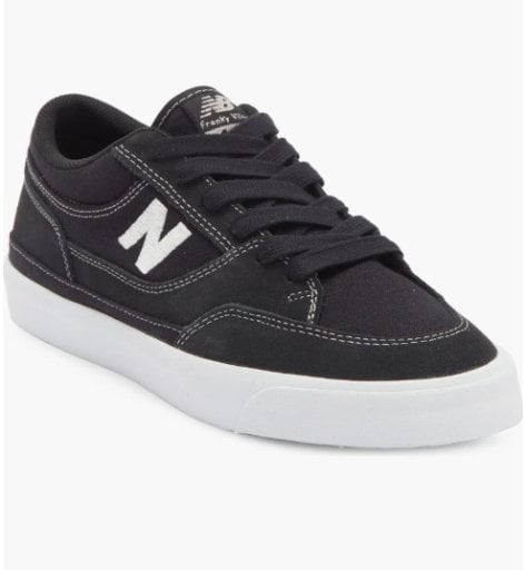 New Balance Men's 417 Low Top Sneaker (Black White) Deal