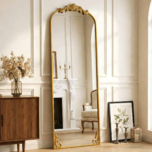 64"x 21" Vintage Arched Full Length Mirror Deal