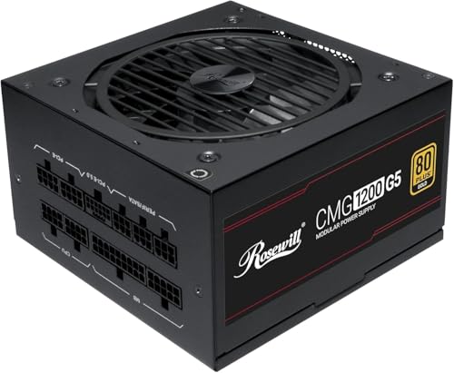 Rosewill CMG5 1200W 80+ Gold Full Modular ATX 3.1 Power Supply
