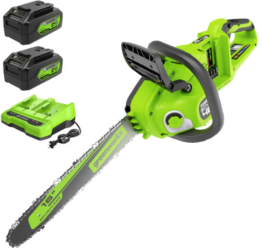 Greenworks 24-volt 16-in 4 Ah Chainsaw Deal