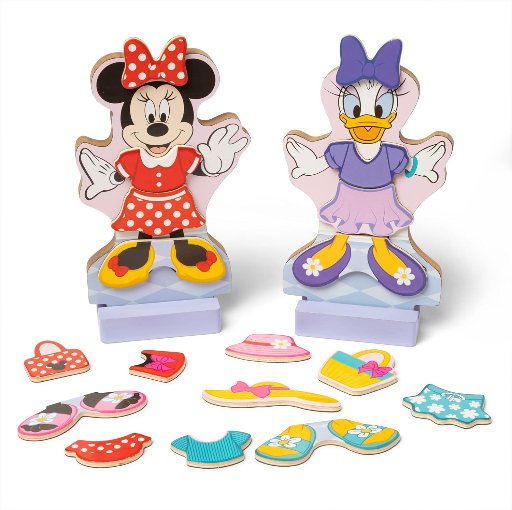 Melissa & Doug Disney Wooden Magnetic Dress Up Playset