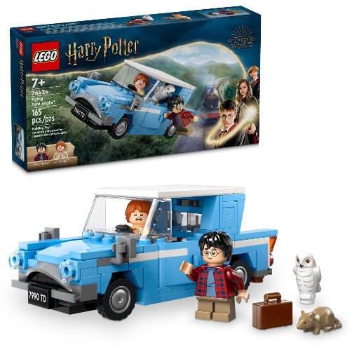LEGO Harry Potter: Chamber of Secrets Flying Ford Anglia Car Building Set 165-Piece