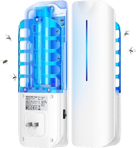 BURLAN Plug-in Flying Insect Trap with 9W Night UV Light