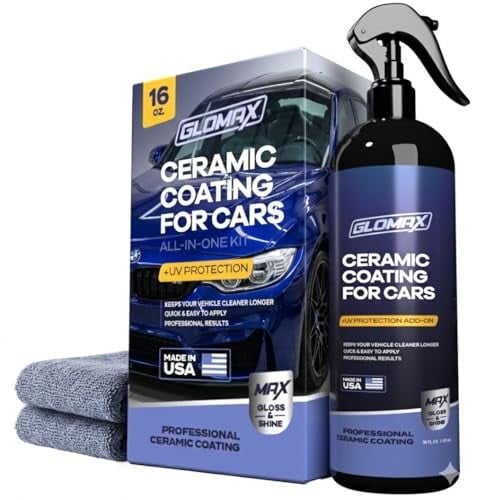 GLOMAX Premium Ceramic Coating for Cars with UV Protection (16 oz) Deal