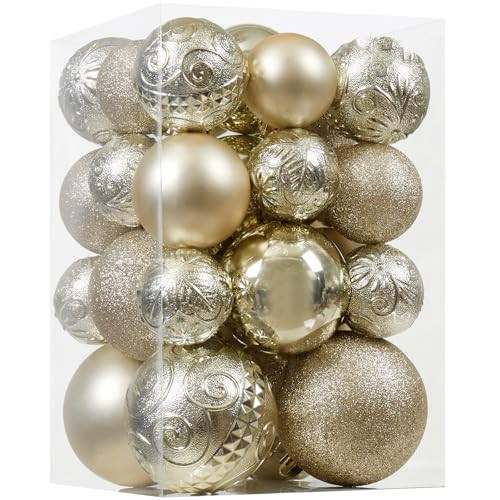 Christmas Ball Ornaments 30pcs Shatterproof