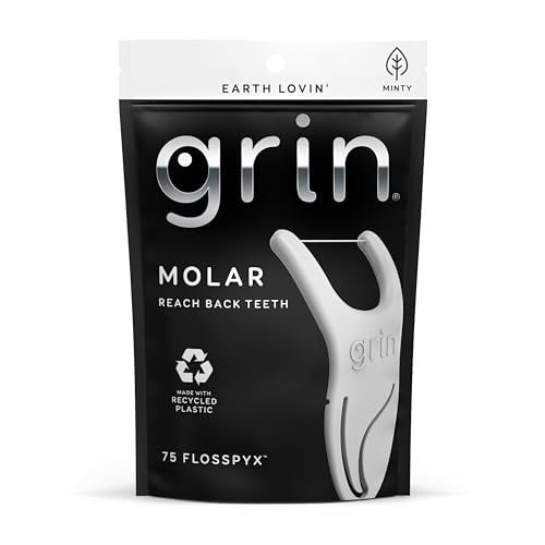 GRIN Molar Flosspyx Floss Picks 75-Count Deal