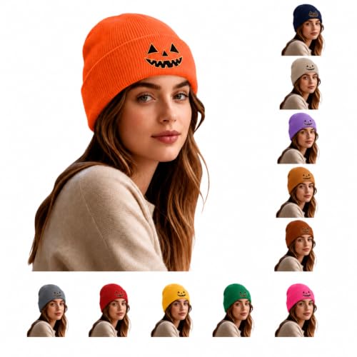 Halloween Pumpkin Knit Hat Deal