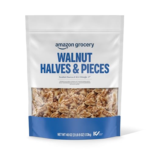 Amazon Fresh Walnut Halves & Pieces 40 Oz