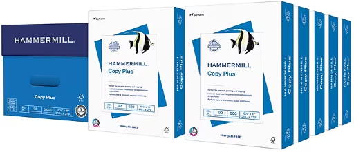 Hammermill Copy Plus 8.5" x 11" Copy Paper 5000 Sheets