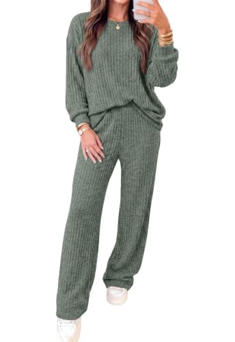 RUMIA 2-Piece Women's Long Sleeve Lounge Set Deal