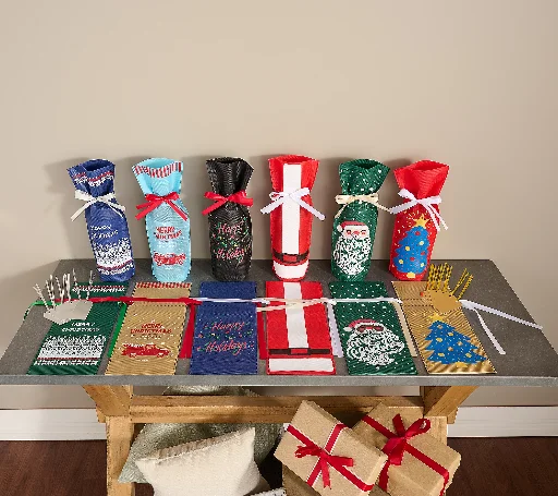 Kringle Express 12-Piece Wine Bag Gift Set with Tags Deal