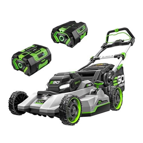 EGO POWER+ Cordless Electric Self-Propelled Lawn Mower with 7.5Ah & 5V Battery