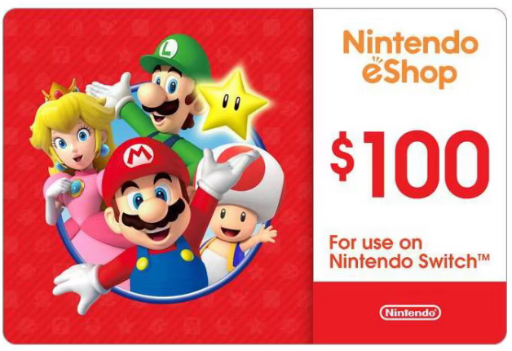 Nintendo eShop Gift Card $100 + $15 Target Gift Card