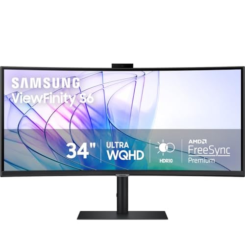 Samsung 34" ViewFinity S65VC Series Ultra-WQHD Curved Computer Monitor Deal