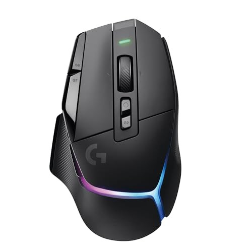 Logitech G502 X Plus Wireless Gaming Mouse - LIGHTSPEED Optical, LIGHTFORCE Switches, LIGHTSYNC RGB, HERO 25K Sensor