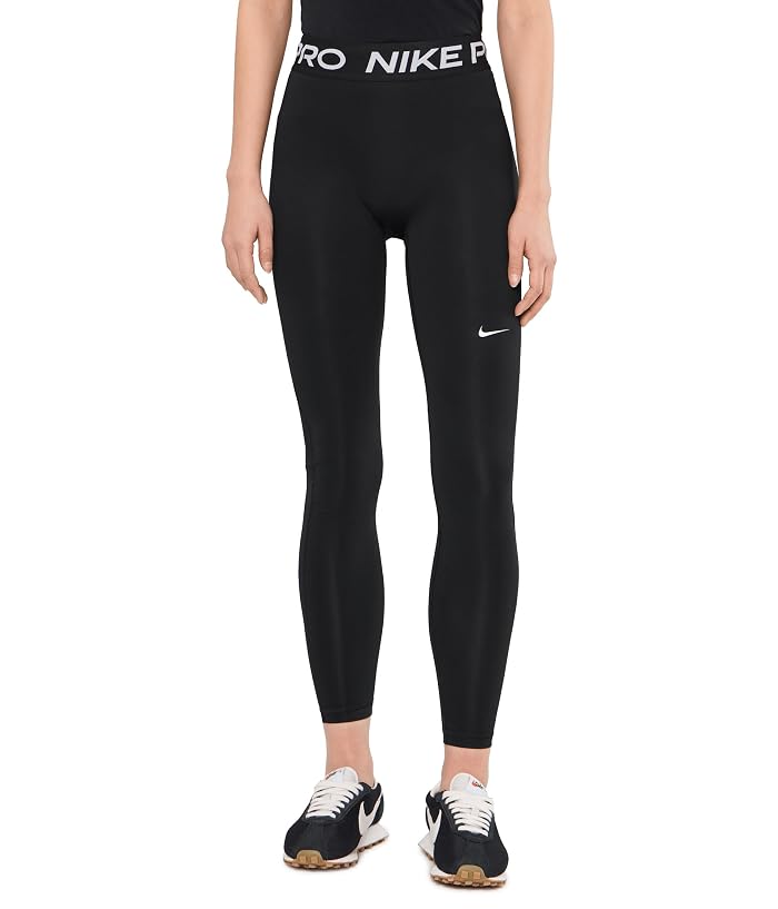 Nike Women's Pro Full-Length Leggings (Black/White)