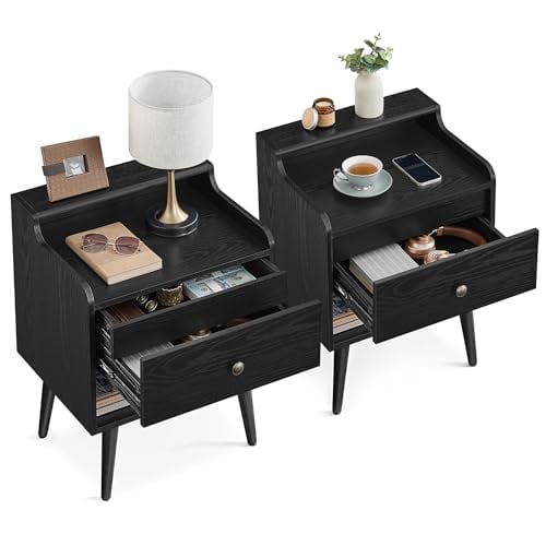 VASAGLE Nightstands Set of 2 with Hidden Drawers Deal