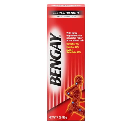 Bengay Ultra Strength Topical Pain Relief Cream 4-Oz