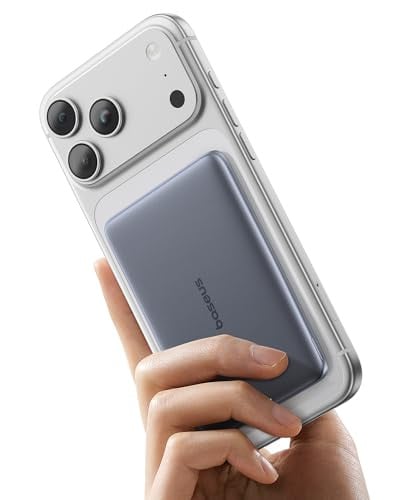 Picogo 5000mAh MagSafe Portable Wireless Power Bank + USB-C Cable