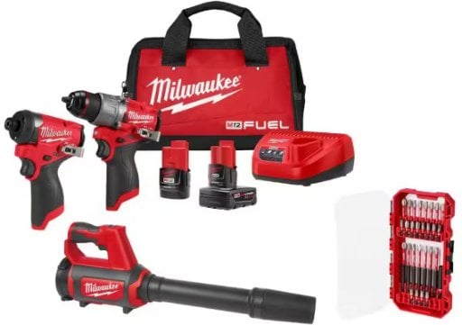 Milwaukee M12 FUEL 12V Cordless Hammer Drill/Impact 2-Tool Combo Kit Deal