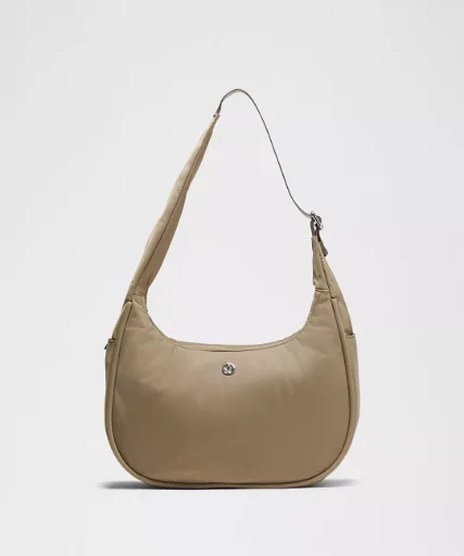 Lululemon 4L City Essentials Shoulder Bag (Fawn Brown)