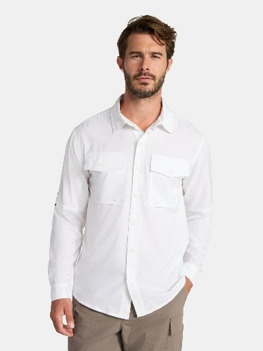 Ozark Trail Men's Long Sleeve Upstream Shirt Deal