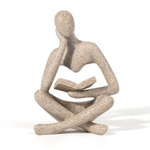 Abstract Thinker Sculpture Figurine Statue