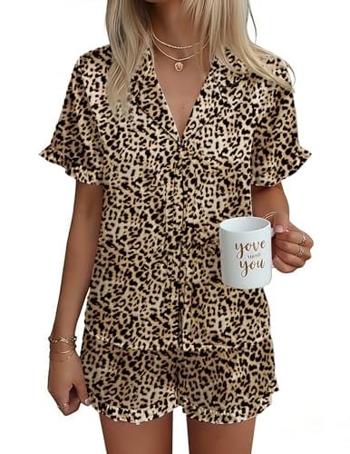 Ekouaer Satin Pajama Sets