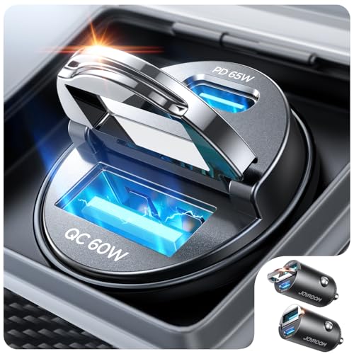 2-Pack JOYROOM 125W Dual Port Car Charger (65W USB-C + 60W USB-A) Deal