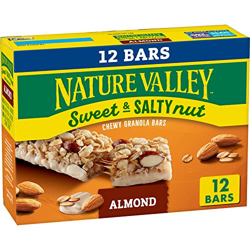 Nature Valley Granola Bars, Sweet and Salty Nut, Almond, 12 Bars
