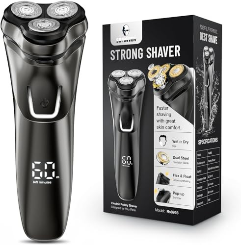 Electric Razor for Men Cordless Waterproof