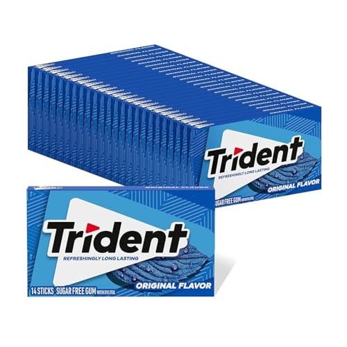 Trident Original Flavor Sugar-Free Chewing Gum 24-Pack Deal