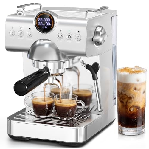 Kismile Espresso Machine with Milk Frother