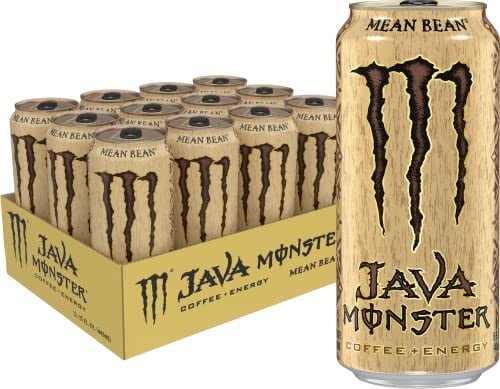 Monster Energy Java Monster Mean Bean Coffee + Energy Drink 15 Ounce 12-Pack Deal