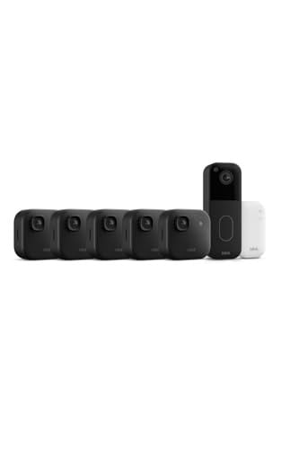 Blink Outdoor 2K+ & Video Doorbell 5-Camera System w/ Sync Module Core