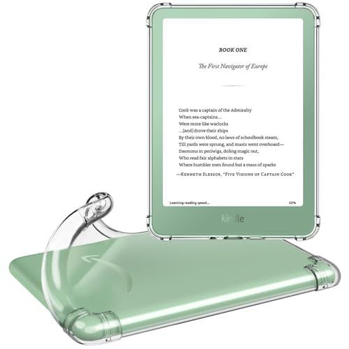 MoKo Clear Case for 6" 11th Generation Kindle (2022/2024 Release)
