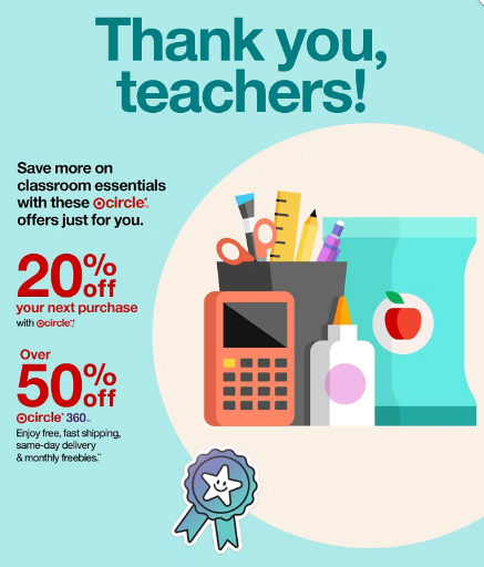 Target Circle: Teachers Coupon for 2026 Deal