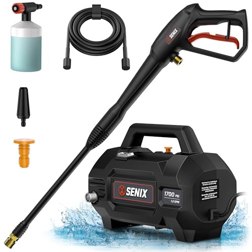 SENIX 2100 PSI MAX 1.2 GPM Electric Pressure Washer