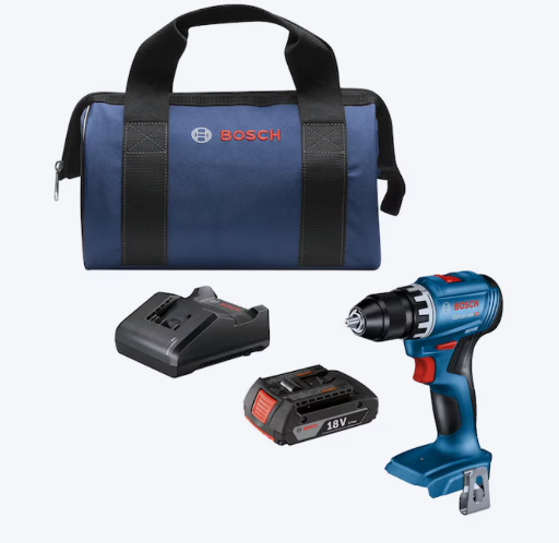 Bosch 18-volt 1/2-in Keyless Brushless Cordless Drill with 2.0ah battery and charger