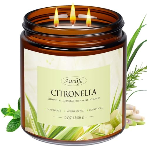 12oz Large 3-Wick Citronella Candle
