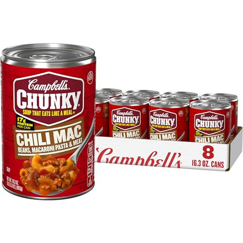 Campbell's Chunky Soup Chili Mac 16.3 Oz Can (Case of 8)