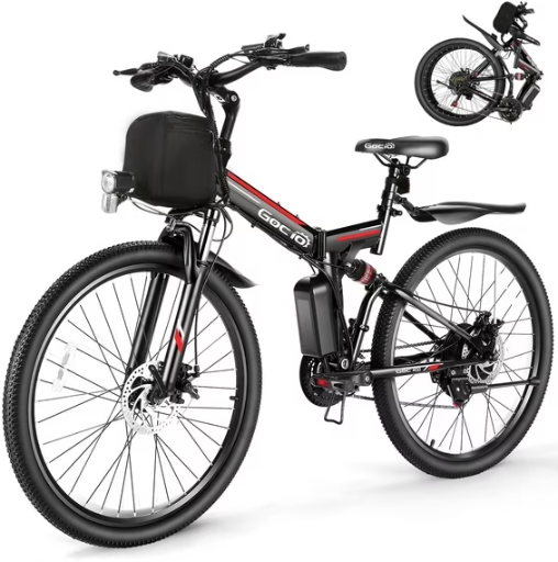 Gocio 26" Folding Electric Bike 750W Peak Motor 48V 7.8Ah Battery Deal