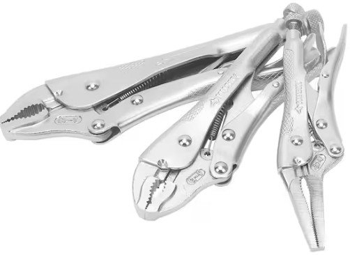 Husky 3-Piece Locking Pliers Set