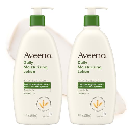 Aveeno Daily Moisturizing Body Lotion 2-Pack, 18 Oz