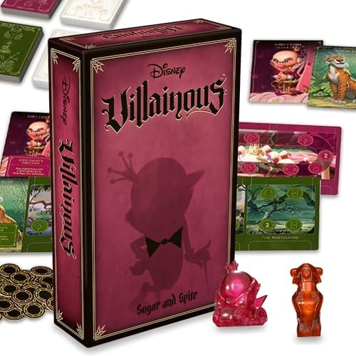 Ravensburger Disney Villainous - Sugar & Spite Strategy Game, King Candy/Shere Khan Deal