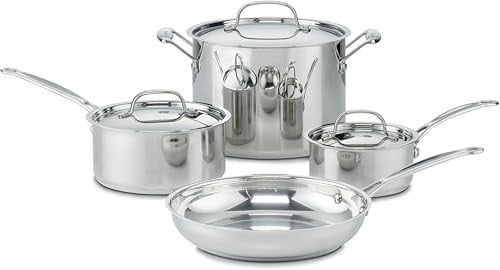 Cuisinart 77-7 Classic 7-Piece Stainless Steel Cookware Set Deal