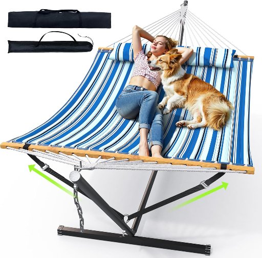 ANAGOO Double Hammock with Stand