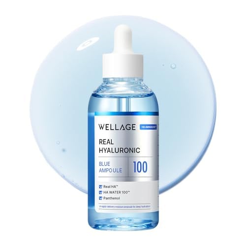 WELLAGE Real Hyaluronic Blue Ampoule 2.54 Fl Oz